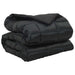 Duvet de iarnă Negru 220 x 260 cm Satin și Microfibra - WALTI WALTI