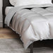 Duvet de iarnă Argintiu 200 x 135 cm Satin și Microfibra - WALTI WALTI