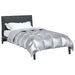 Duvet de iarnă Argintiu 200 x 135 cm Satin și Microfibra - WALTI WALTI