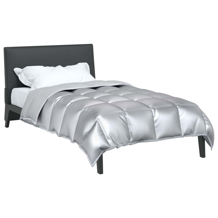 Duvet de iarnă Argintiu 220 x 140 cm Satin și Microfibra - WALTI WALTI