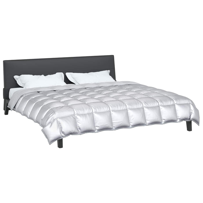 Duvet de iarnă Argintiu 220 x 240 cm Satin și Microfibra - WALTI WALTI