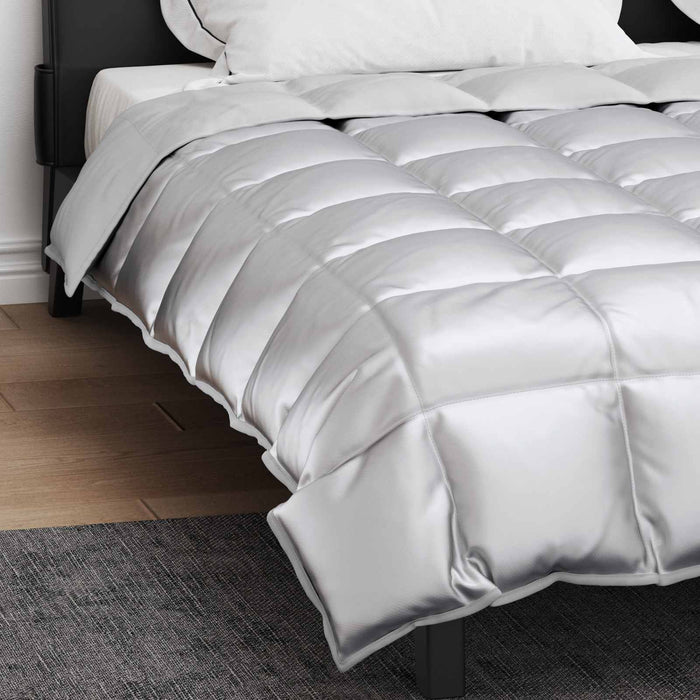Duvet de iarnă Argintiu 220 x 260 cm Satin și Microfibra - WALTI WALTI