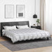 Duvet de iarnă Argintiu 220 x 260 cm Satin și Microfibra - WALTI WALTI