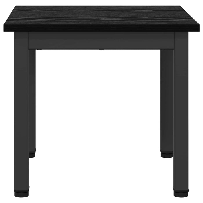Masă de cafea Stejar Negru 40 x 40 x 36 cm Lemn compozit - WALTI WALTI
