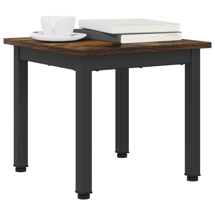Masă de cafea Stejar fumuriu 40 x 40 x 36 cm Lemn compozit - WALTI WALTI