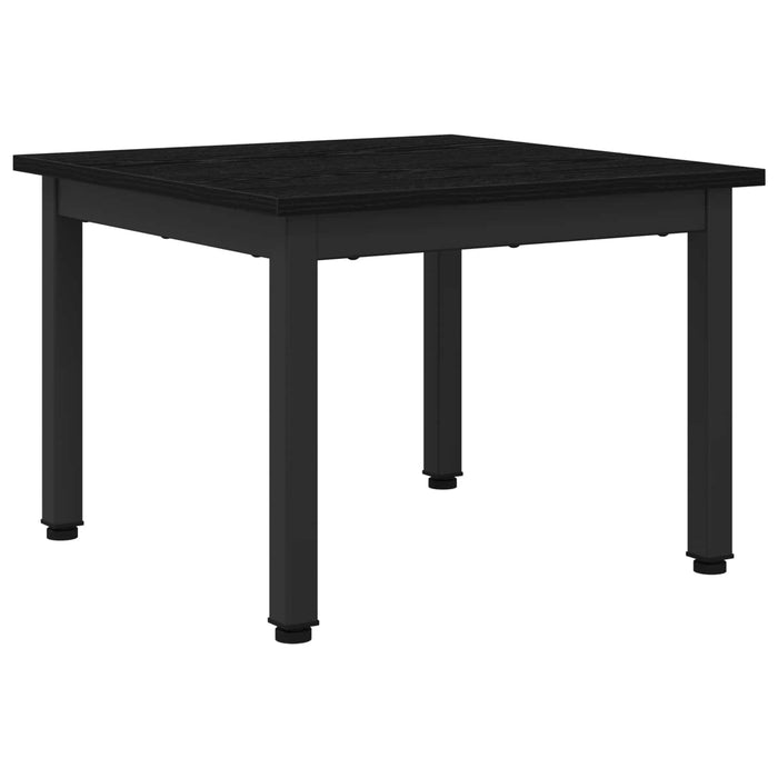 Masă de cafea Stejar Negru 50 x 50 x 36 cm Lemn compozit - WALTI WALTI
