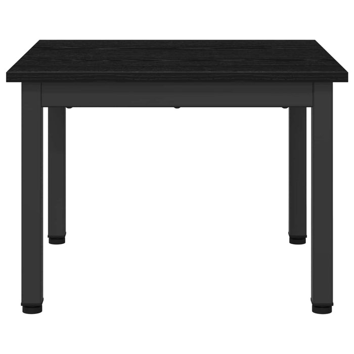 Masă de cafea Stejar Negru 50 x 50 x 36 cm Lemn compozit - WALTI WALTI