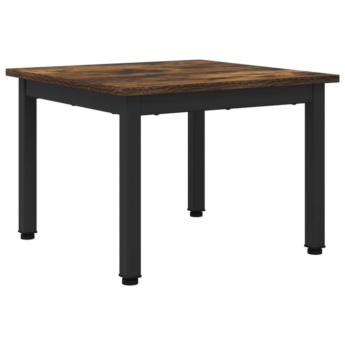 Masă de cafea Stejar fumuriu 50 x 50 x 36 cm Lemn compozit - WALTI WALTI