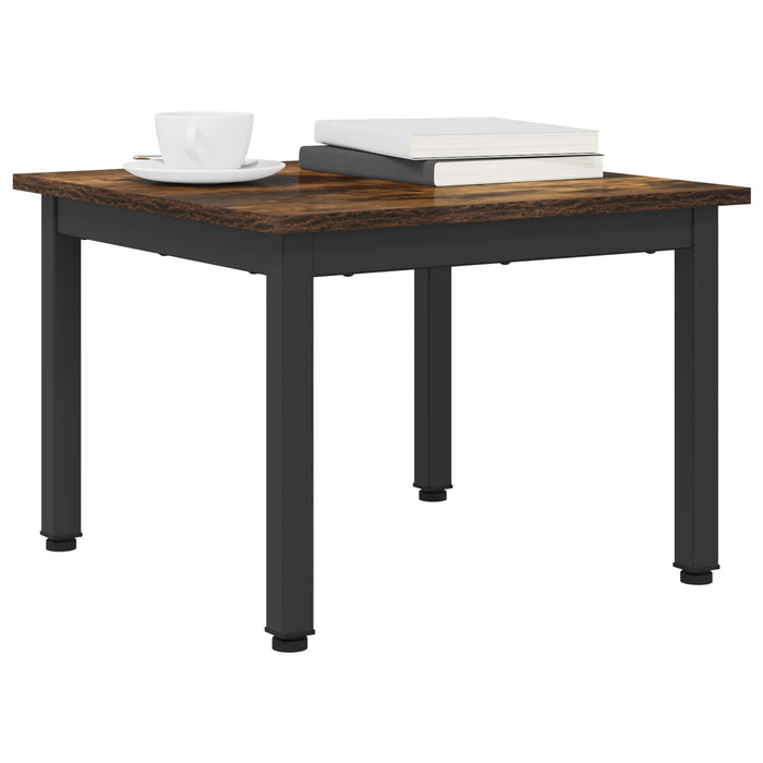 Masă de cafea Stejar fumuriu 50 x 50 x 36 cm Lemn compozit - WALTI WALTI