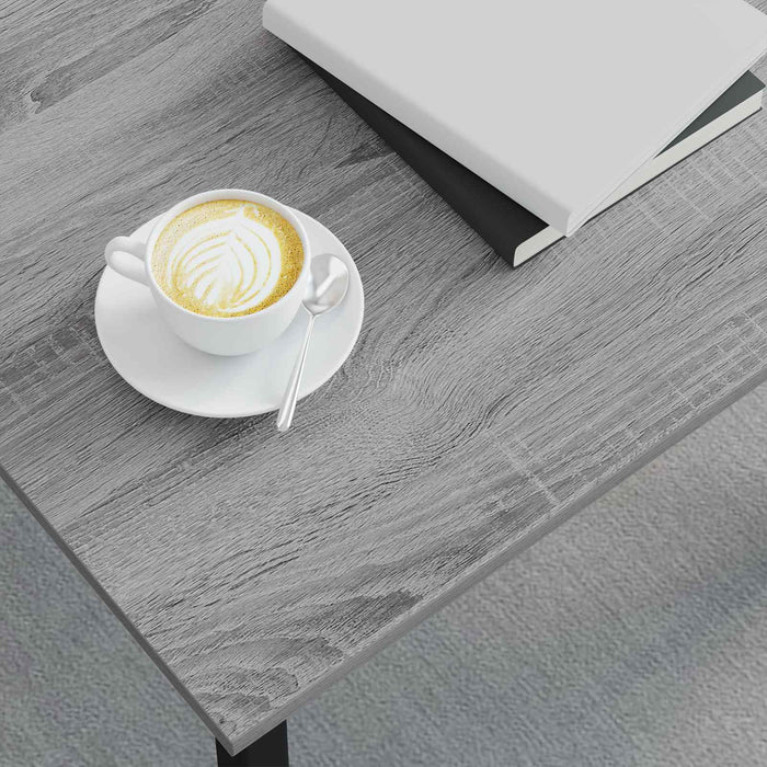 Masă de cafea Gri Sonoma 50 x 50 x 36 cm Lemn compozit - WALTI WALTI