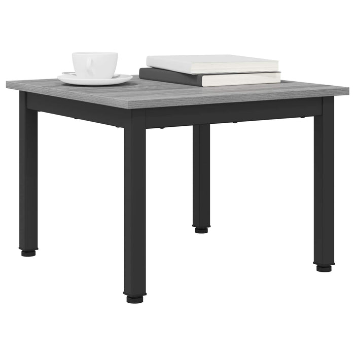 Masă de cafea Gri Sonoma 50 x 50 x 36 cm Lemn compozit - WALTI WALTI