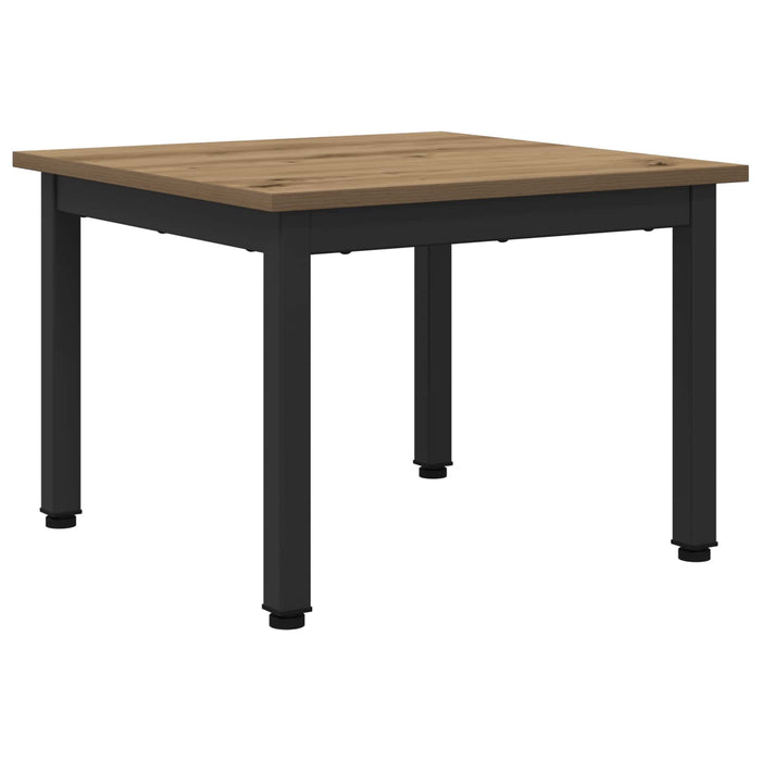 Masă de cafea Stejar artizanal 50 x 50 x 36 cm Lemn compozit - WALTI WALTI