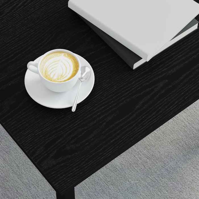 Masă de cafea Stejar Negru 60 x 30 x 36 cm Lemn compozit - WALTI WALTI