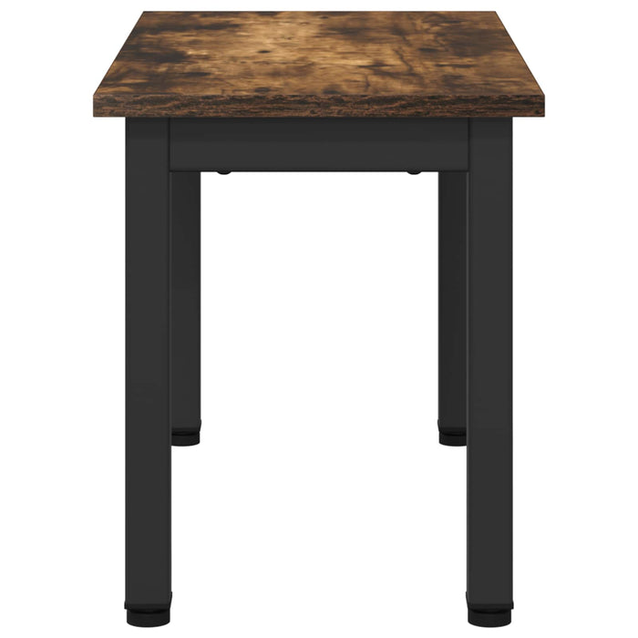 Masă de cafea Stejar fumuriu 60 x 30 x 36 cm Lemn compozit - WALTI WALTI