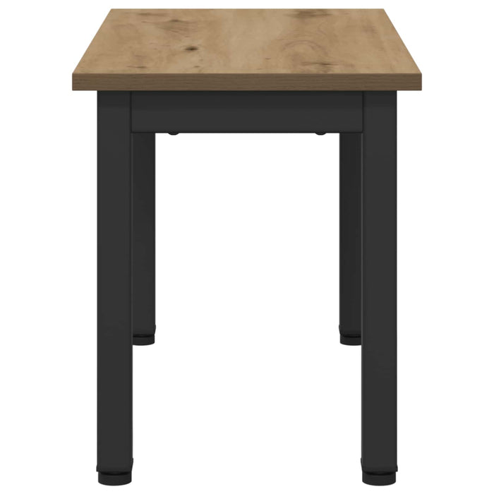 Masă de cafea Stejar artizanal 60 x 30 x 36 cm Lemn compozit - WALTI WALTI