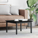 Masă de cafea Stejar Negru 60 x 60 x 36 cm Lemn compozit - WALTI WALTI