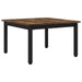 Masă de cafea Stejar fumuriu 60 x 60 x 36 cm Lemn compozit - WALTI WALTI