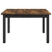 Masă de cafea Stejar fumuriu 60 x 60 x 36 cm Lemn compozit - WALTI WALTI