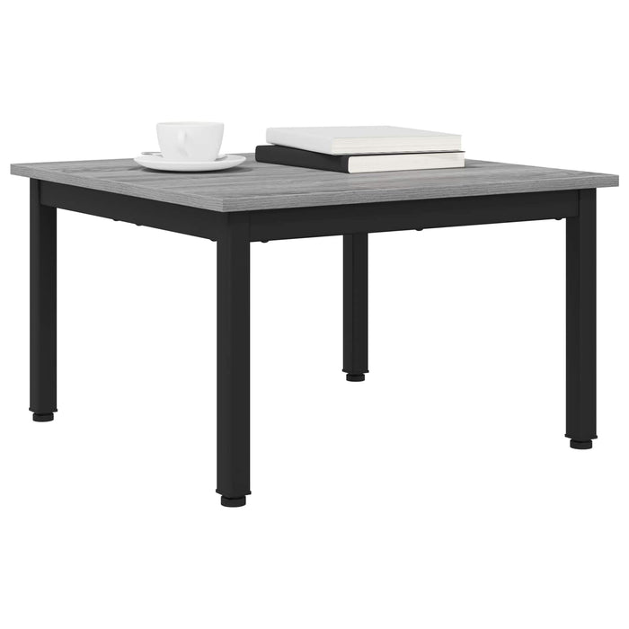 Masă de cafea Gri Sonoma 60 x 60 x 36 cm Lemn compozit - WALTI WALTI
