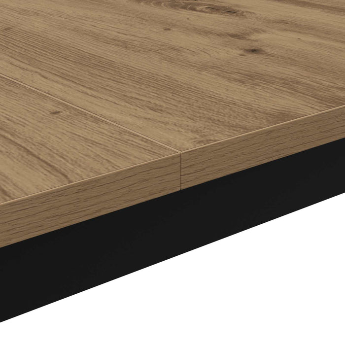 Masă de cafea Stejar artizanal 60 x 60 x 36 cm Lemn compozit - WALTI WALTI