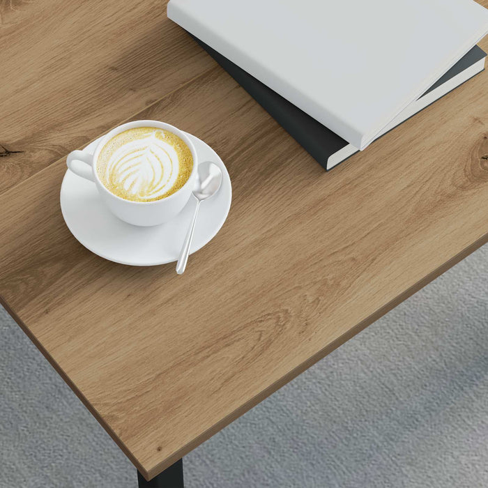 Masă de cafea Stejar artizanal 60 x 60 x 36 cm Lemn compozit - WALTI WALTI