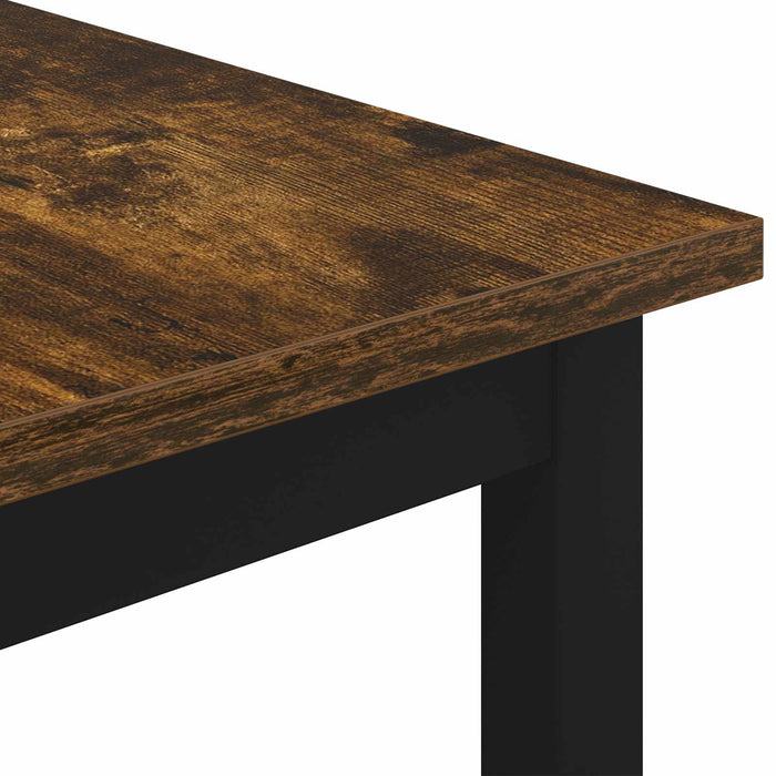 Masă de cafea Stejar fumuriu 60 x 50 x 36 cm Lemn compozit - WALTI WALTI