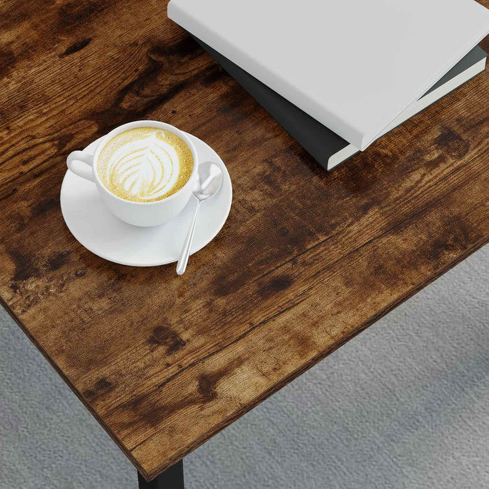 Masă de cafea Stejar fumuriu 60 x 50 x 36 cm Lemn compozit - WALTI WALTI