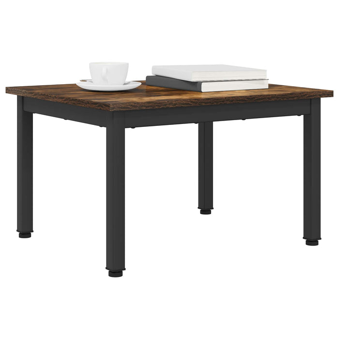 Masă de cafea Stejar fumuriu 60 x 50 x 36 cm Lemn compozit - WALTI WALTI