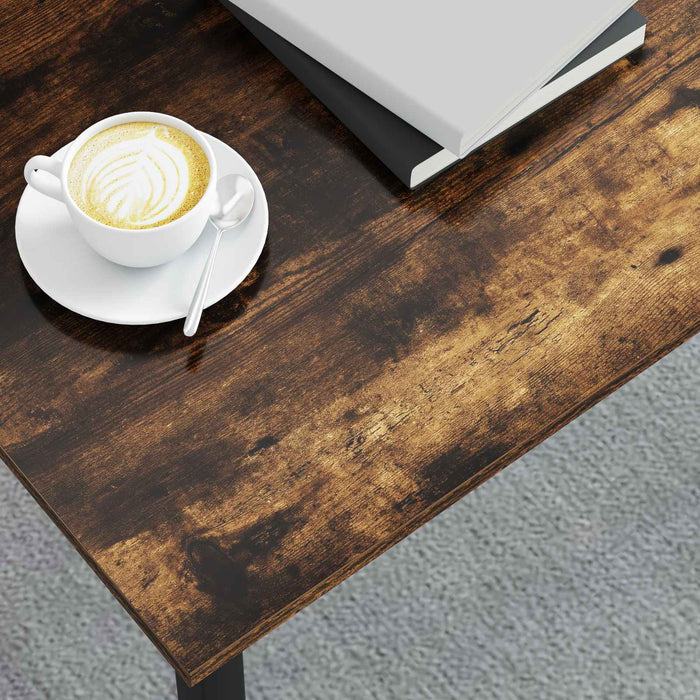 Masă de cafea Stejar fumuriu 70 x 50 x 36 cm Lemn compozit - WALTI WALTI
