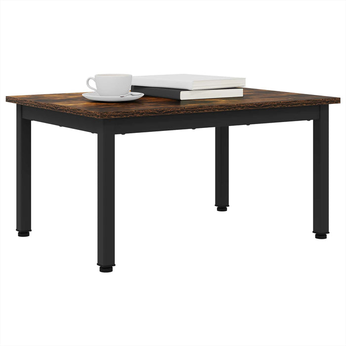 Masă de cafea Stejar fumuriu 70 x 50 x 36 cm Lemn compozit - WALTI WALTI
