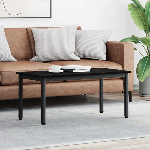 Masă de cafea Stejar Negru 100 x 50 x 45 cm Lemn compozit - WALTI WALTI