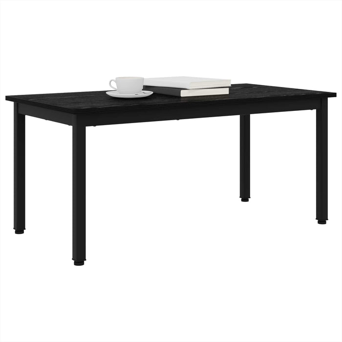 Masă de cafea Stejar Negru 100 x 50 x 45 cm Lemn compozit - WALTI WALTI