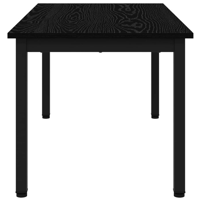 Masă de cafea Stejar Negru 100 x 50 x 45 cm Lemn compozit - WALTI WALTI