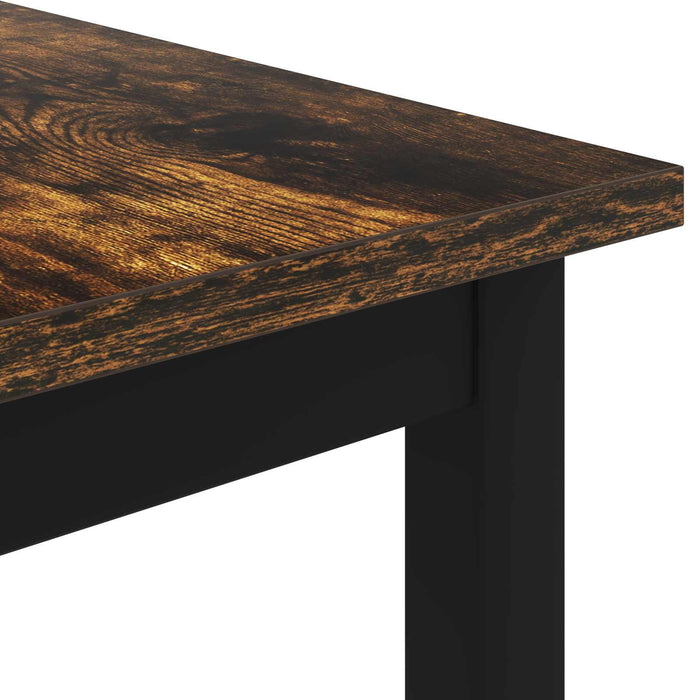 Masă de cafea Stejar fumuriu 100 x 50 x 45 cm Lemn compozit - WALTI WALTI