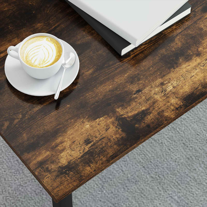Masă de cafea Stejar fumuriu 100 x 50 x 45 cm Lemn compozit - WALTI WALTI