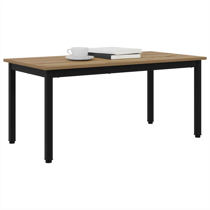 Masă de cafea Stejar artizanal 100 x 50 x 45 cm Lemn compozit - WALTI WALTI