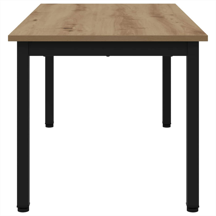 Masă de cafea Stejar artizanal 100 x 50 x 45 cm Lemn compozit - WALTI WALTI