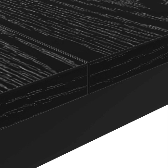 Masă de cafea Stejar Negru 80 x 80 x 45 cm Lemn compozit - WALTI WALTI