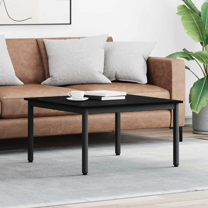 Masă de cafea Stejar Negru 80 x 80 x 45 cm Lemn compozit - WALTI WALTI