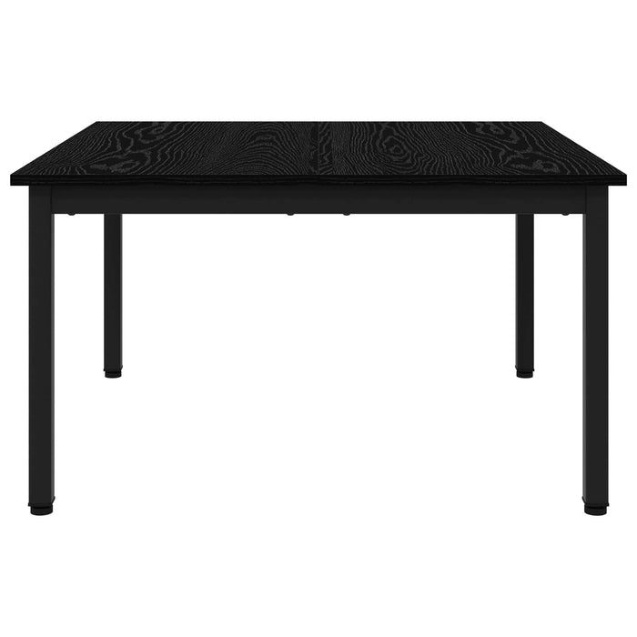 Masă de cafea Stejar Negru 80 x 80 x 45 cm Lemn compozit - WALTI WALTI