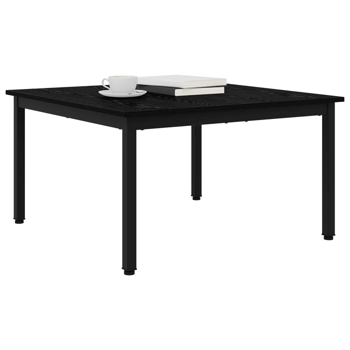 Masă de cafea Stejar Negru 80 x 80 x 45 cm Lemn compozit - WALTI WALTI