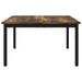 Masă de cafea Stejar fumuriu 80 x 80 x 45 cm Lemn compozit - WALTI WALTI