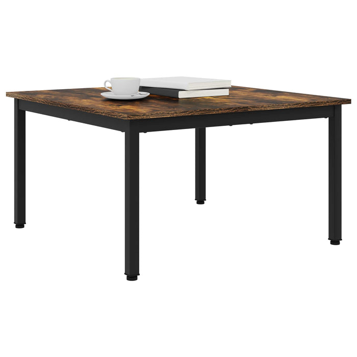 Masă de cafea Stejar fumuriu 80 x 80 x 45 cm Lemn compozit - WALTI WALTI