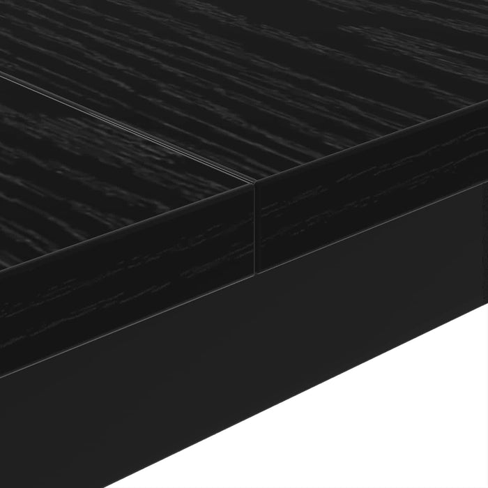 Masă de cafea Stejar Negru 100 x 100 x 45 cm Lemn compozit - WALTI WALTI