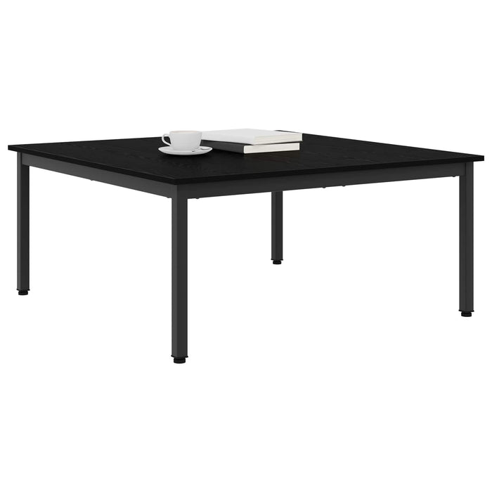 Masă de cafea Stejar Negru 100 x 100 x 45 cm Lemn compozit - WALTI WALTI