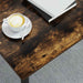 Masă de cafea Stejar fumuriu 100 x 100 x 45 cm Lemn compozit - WALTI WALTI