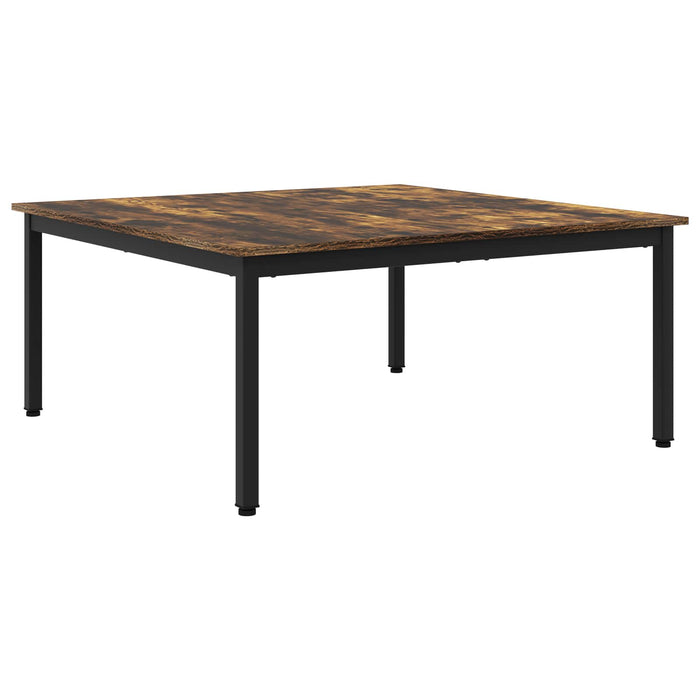 Masă de cafea Stejar fumuriu 100 x 100 x 45 cm Lemn compozit - WALTI WALTI