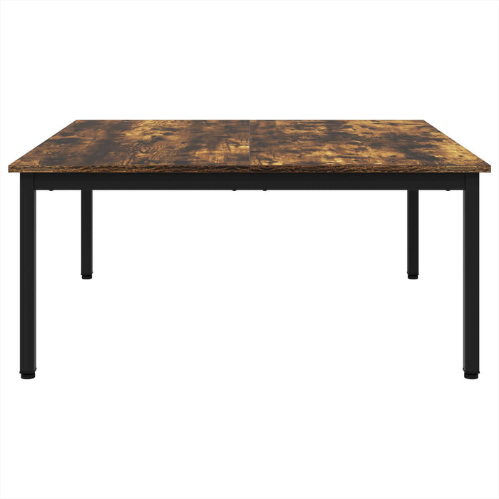 Masă de cafea Stejar fumuriu 100 x 100 x 45 cm Lemn compozit - WALTI WALTI