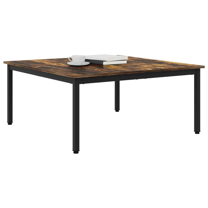 Masă de cafea Stejar fumuriu 100 x 100 x 45 cm Lemn compozit - WALTI WALTI