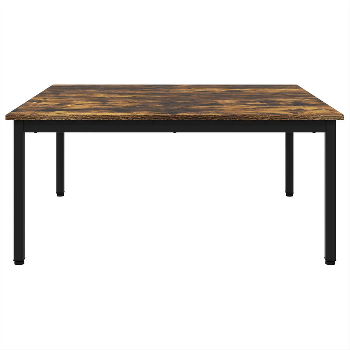 Masă de cafea Stejar fumuriu 100 x 100 x 45 cm Lemn compozit - WALTI WALTI